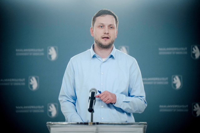 옌스 프레데리크 닐센 그린란드 총리.1991년생인 그는 지난해 4월 총선에서 그린란드 역사상 최연소 총리로 취임했다.로이터연합뉴스