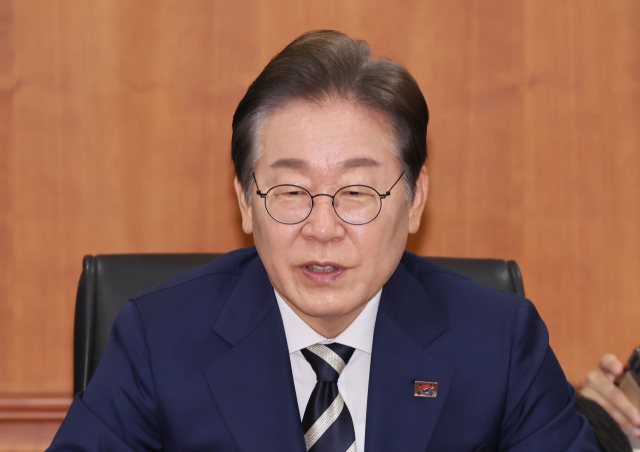 이재명 대통령(당시 더불어민주당 대선 예비후보)이 지난해 4월 21일 서울 여의도 금융투자협회에서 열린 자본시장 활성화를 위한 정책 간담회에서 발언하고 있다.연합뉴스