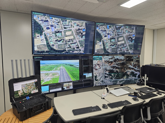 한국원자력연구원이 구축한 안티드론 시스템.사진제공=한국원자력연구원