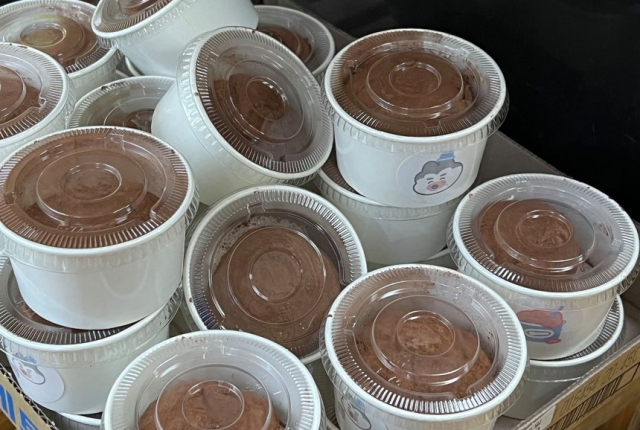 대한적십자사 서울중앙혈액원에서 준비한 두쫀쿠.연합뉴스