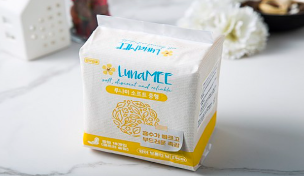 쿠팡에서 판매 중인 루나미 생리대. 쿠팡 캡처