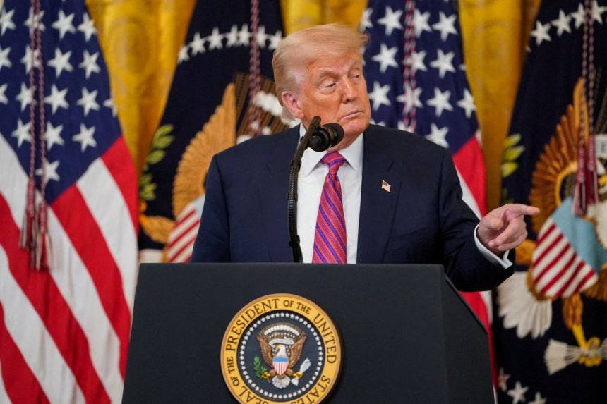 도널드 트럼프 미국 대통령. 로이터연합뉴스