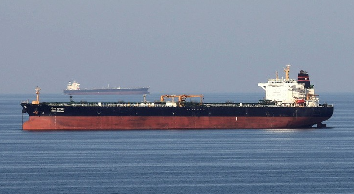 호르무즈 해협 인근 유조선.로이터연합뉴스