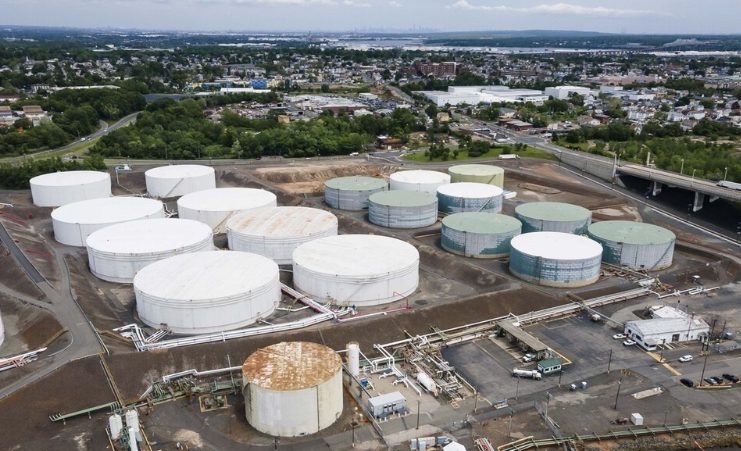 미국 뉴저지주 퍼스 엠보이 지역 전략비축유.연합뉴스