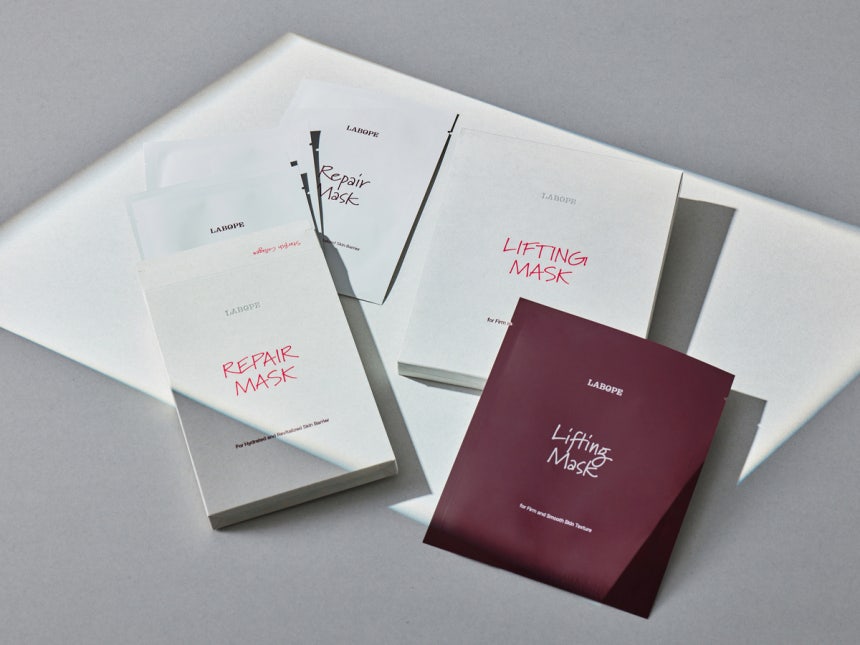 스타스테크에서 화장품 스킨케어 브랜드 ‘라보페’ 리브랜딩 후 출시하는 마스크팩. 사진 제공=스타스테크