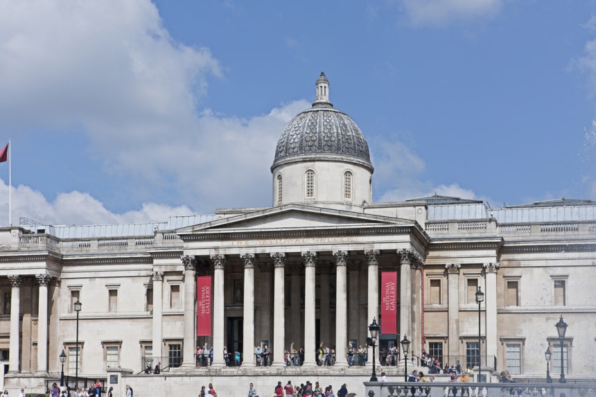 영국 내셔널 갤러리. 클립아트코리아