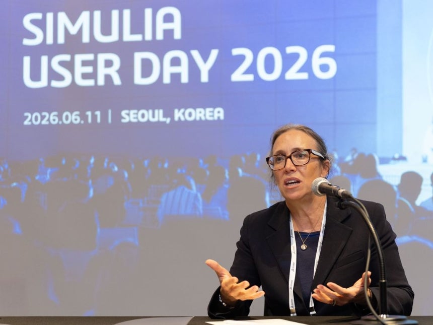 미쉘 애쉬 다쏘시스템 시뮬리아 최고경영자(CEO)가 11일 서울 강남구에 있는 웨스틴 서울 파르나스에서 열린 ‘시뮬리아 유저 데이 2026’에서 그룹 인터뷰를 하고 있다. 사진 제공=다쏘시스템
