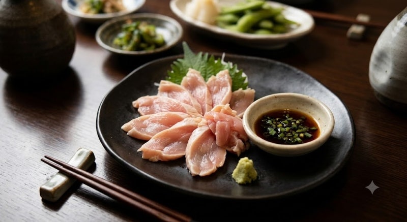 일본 여행 가서 이거 닭회나 닭요리 덜 익은 거 함부로 먹었다간 식중독에 몸 마비까지 올 수 있어