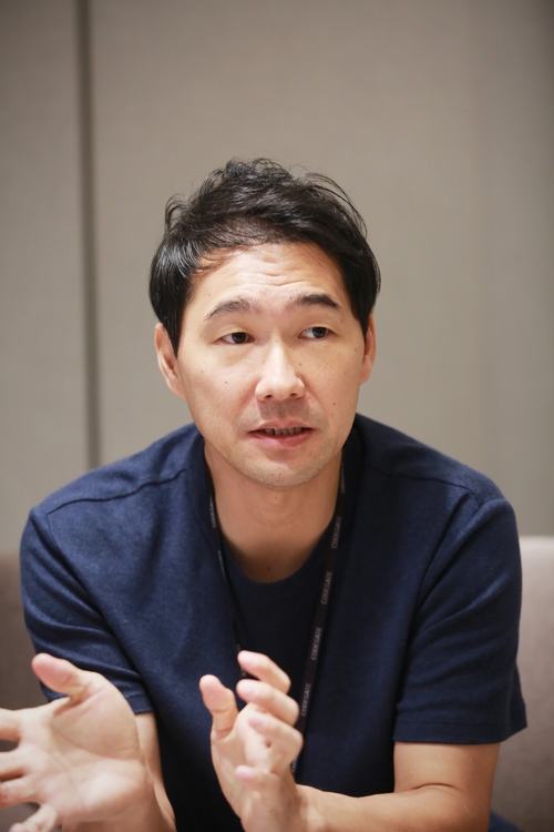 김태수 마이크로소프트 보안 연구 담당 부사장이 24일 서울 삼성동 코엑스에서 AI 시대 보안 환경의 변화에 대해 설명하고 있다. 사진 제공=한컴
