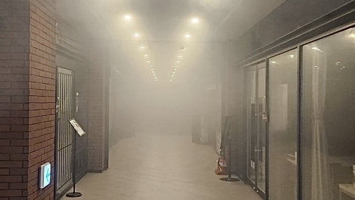 <b>판교</b> 아브뉴프랑 <b>식당</b>서 불…1명 경상·140여명 대피