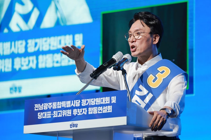 호남서 승기 잡은 <b>김민석</b>… 최고위원 1위도 ‘친명’ 박선원