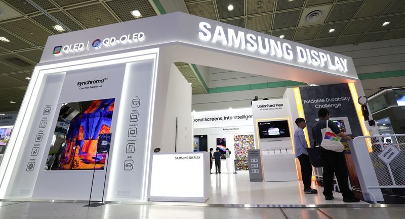 7월 서울 강남구 코엑스에서 열린 ‘K-Display 2026 한국디스플레이산업전시회’의 삼성디스플레이 부스. 뉴스1