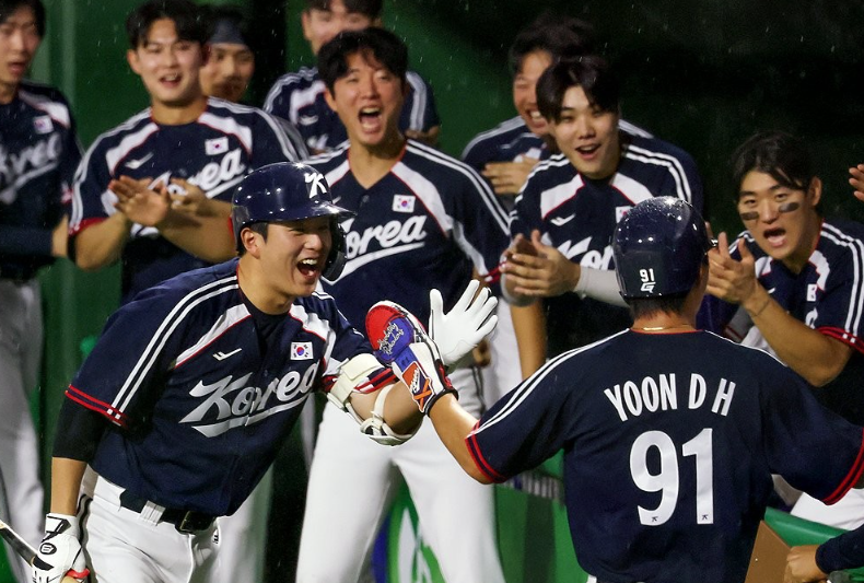 <b>한국 야구</b>, ‘설욕의 한일전’ 3-1로 꺾고…AG 5연속 金