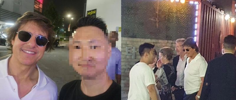 "톰형이 왜 거기서 나와?"..잠실서 '밤 산책' <b>톰크루즈</b> 목격담 쏟아져