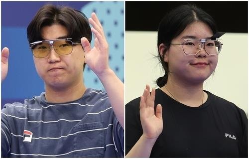<b>이원호</b>-<b>오예진</b>, 공기<b>권총</b> 혼성 동메달 무산...4위 달성 [파리올림픽]
