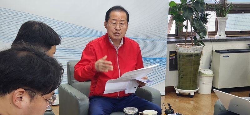 <b>홍준표</b> 시장 "8월 말까지 합의 안되면 장기과제 넘길 것"