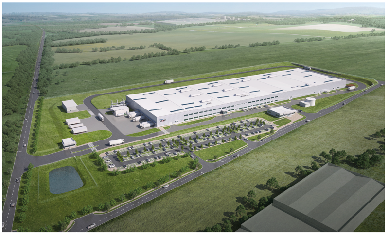 Schematic diagram of the new electrification plant in Slovakia. Provided by Hyundai Mobis