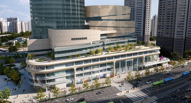 원본보기  신도림 디큐브시티 리모델링 조감도. 이지스자산운용 제공