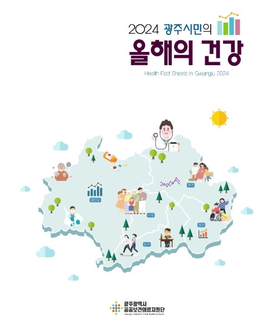 전남대병원이 위탁 운영하는 광주광역시 공공보건의료지원단이 광주시민의 인구 동태와 건강 결과, 건강 행태, 의료 이용에 관한 통계지표를 정리해 '2024 광주시민의 올해의 건강 보고서'를 발간했다. 전남대병원 제공