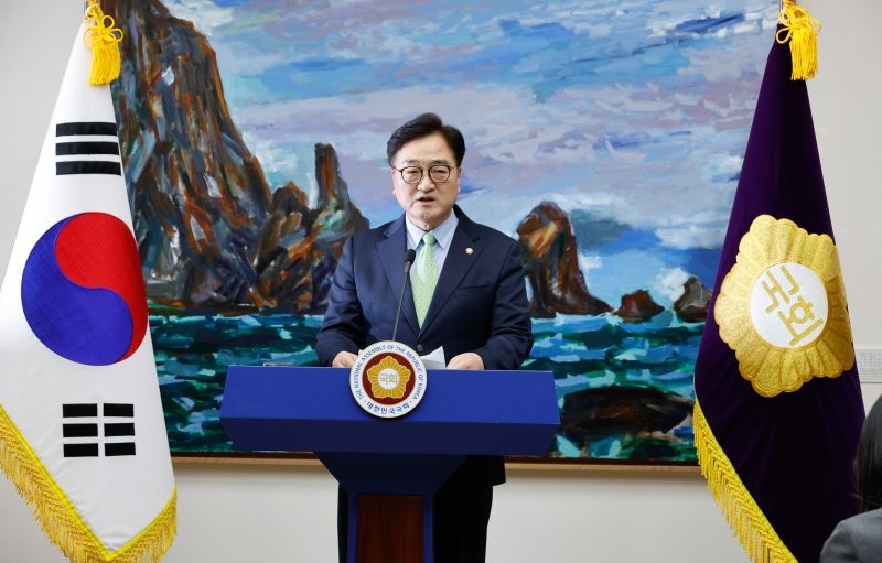 <b>우원식</b>, 최상목 향해 "<b>마은혁</b> 즉시 <b>임명</b>…헌법상 의무"