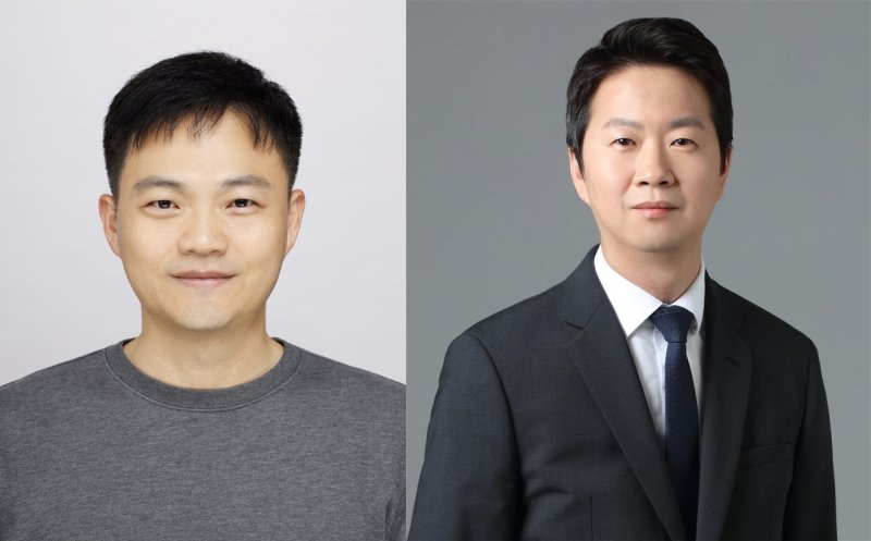 김동진 현대자동차 팀장(왼쪽)과 성창경 퀄리타스반도체 상무이사.과학기술정보통신부 제공