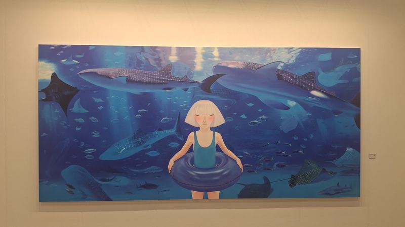 조현화랑의 이소연 'Whale shark'.사진=유선준 기자