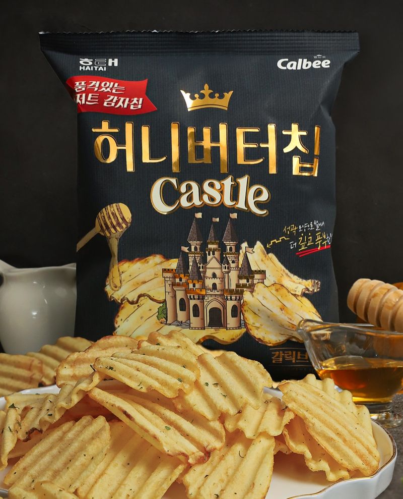 허니버터칩 캐슬 제품. 해태제과 제공