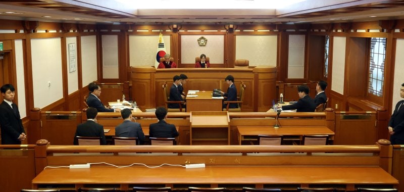 '내란 가담' <b>조지호 탄핵심판</b> 시작...25일 2차 준비기일
