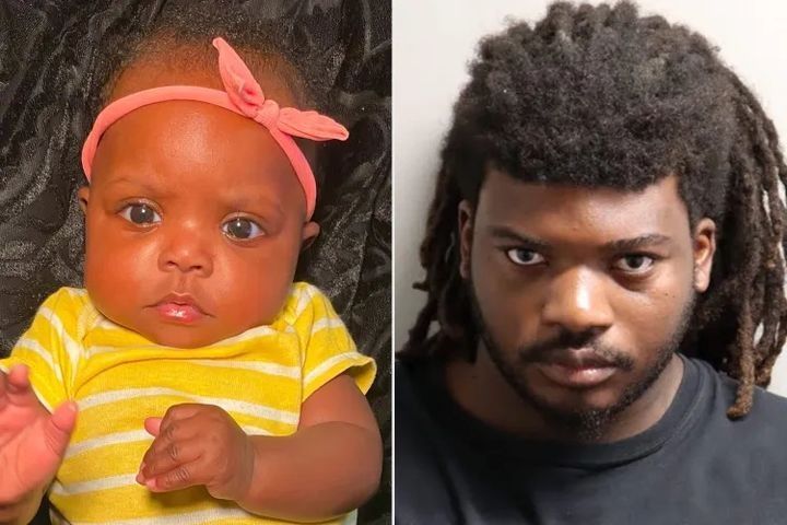 피해 여아(왼쪽)과 데릭 영의 모습. 사진=레온 카운티 보안관실