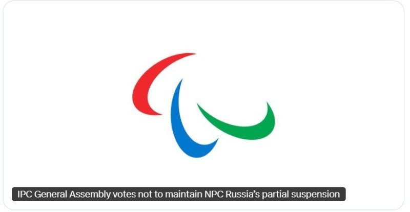 "<b>러시아</b> 선수들 밀라노 <b>패럴림픽</b> 정상 <b>출전</b>한다"... IPC, 회원 자격 회복