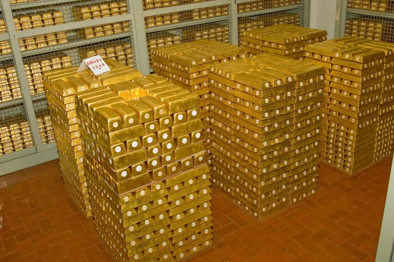 금이 '새로운 비트코인'이며 비트코인보다 더 안전한 최고 안전자산이라고 월스트리트 베테랑 이코노미스트 에드 야데니가 15일(현지시간) 강조했다. 사진은 이탈리아은행(BOI)의 금 