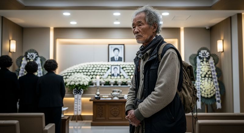 조의금 2천원 낸 노숙자가 빈소 지키는 상주한테 밥 달라고 한 썰