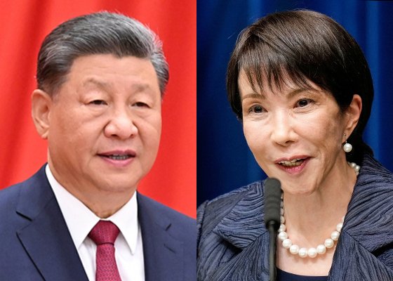 시진핑 중국 국가주석(왼쪽), 다카이치 사나에 일본 총리. 뉴스1