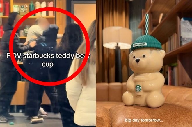 스타벅스 한정판 곰돌이컵 난리났네 난투극에 되팔이 가격 ㄷㄷ