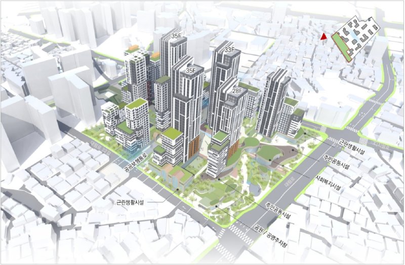 대림1구역 재개발 조감도.서울시 제공