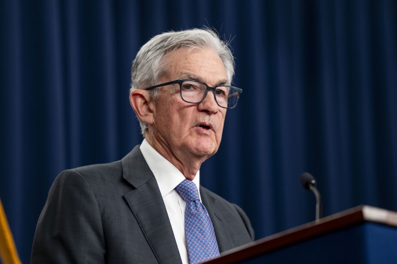 제롬 파월 미국 연방준비제도(연준) 의장이 10일(현지시간) 워싱턴 연준 청사에서 연방공개시장위원회(FOMC) 회의를 마친 뒤 기자회견을 하고 있다.UPI 연합