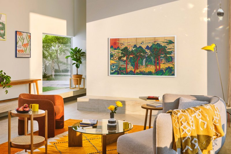 삼성전자 삼성 아트 스토어를 통해 전시되는 이건희 컬렉션의 십장생도.삼성전자 제공