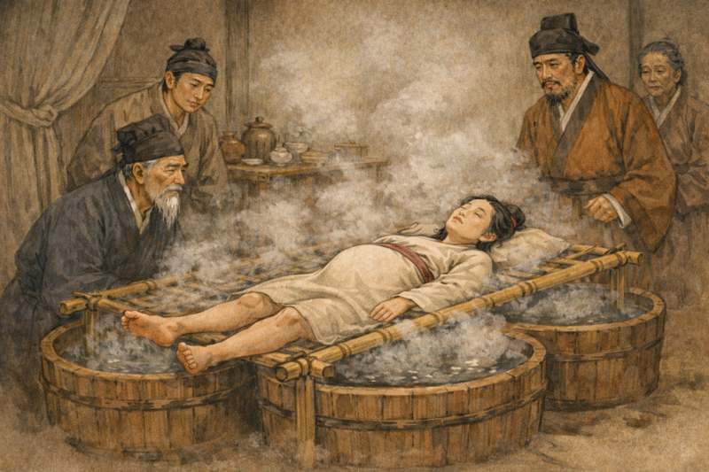 옛날에는 의식이 없거나 입을 악물고 있어서 탕약을 복용하지 못할 때는 탕약을 다려서 훈증법으로 치료하기도 했다.훈증요법 또한 호흡기나 피부를 통해서 약물이 전달되어 효과를 낼 수 있었다.챗GPT에 의한 AI생성 