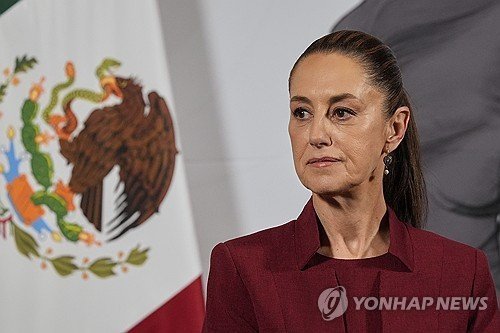 클라우디아 셰인바움 멕시코 대통령.연합뉴스