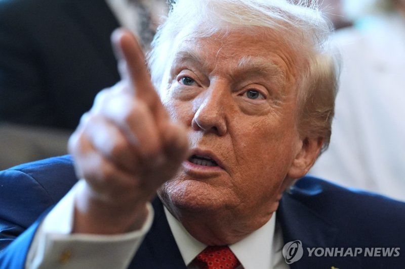 도널드 트럼프 미국 대통령.연합뉴스