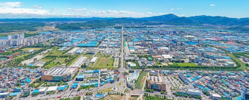 삼성SDS가 AI데이터센터 구축을 추진중인 구미1공단 전경.뉴시스