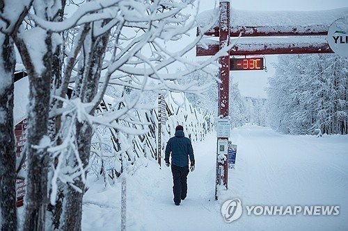 핀란드 북부 혹한/사진=핀란드 포토 에이전시 레흐티쿠바 제공,<a href=