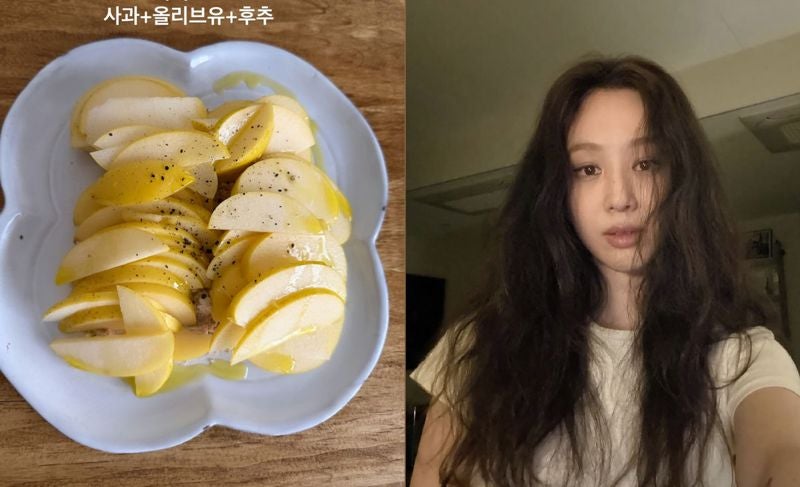 사과에 '이것' 뿌려먹으면, 체내 염증 줄여준다…'정려원 식단' 뭐길래? [건강잇슈]