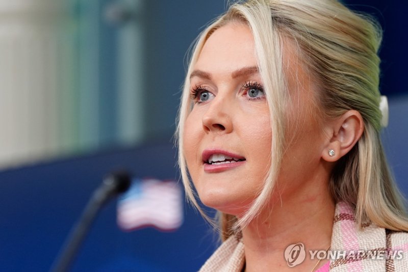 캐롤라인 레빗 미국 백악관 대변인. 사진=연합뉴스