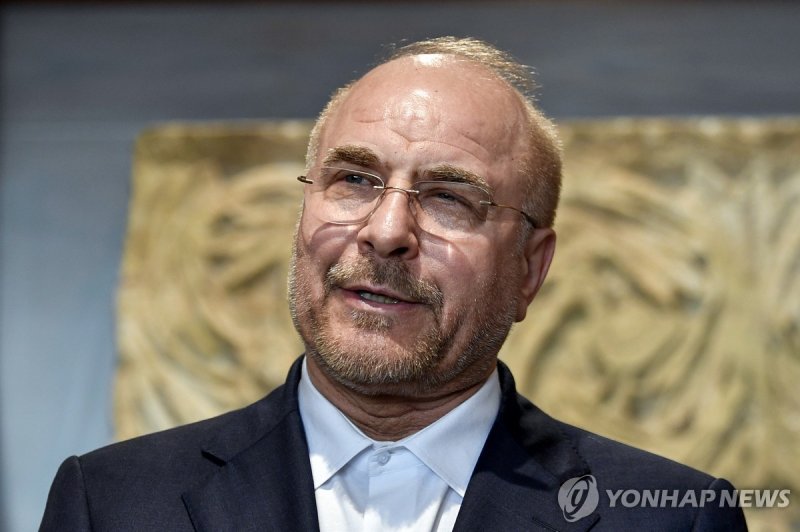 모하마드 바게르 갈리바프 이란 의회 의장.연합뉴스
