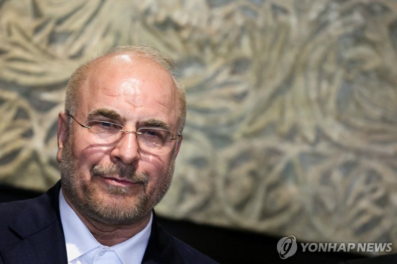 갈리바프 이란 의회 의장.사진=연합뉴스