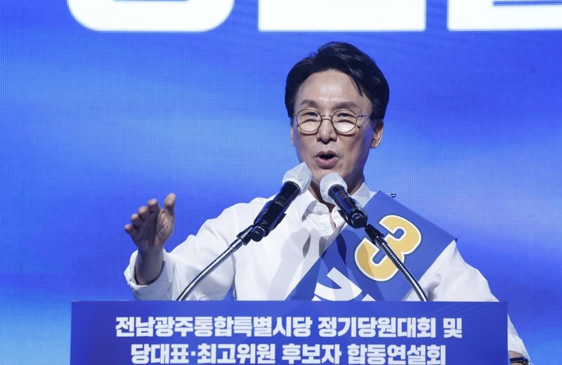 <b>호남</b> 순회경선에서 <b>압승</b>한 <b>김민석</b>...'단독 과반' 길 열렸다