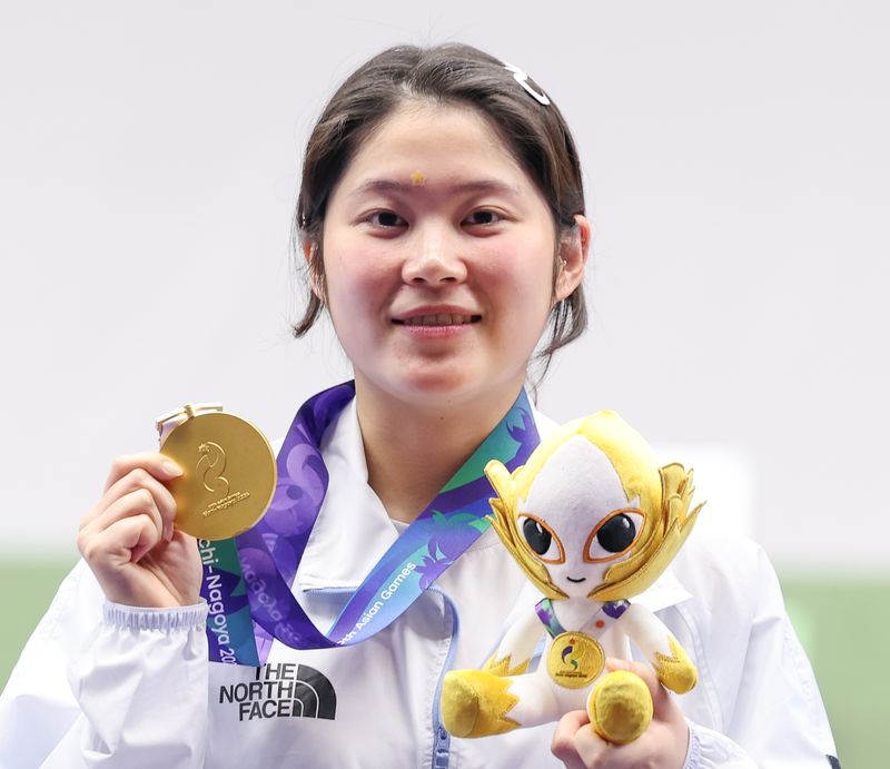 <b>추가은</b>·<b>홍수현</b>, 공기권총 <b>혼성 결선</b> 진출 [나고야 AG]
