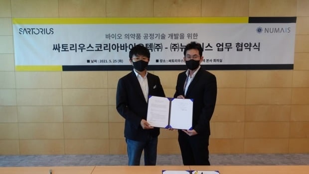바이오 의약품 개발 기업 ㈜뉴메이스, 싸토리우스코리아바이오텍㈜과 ... - 뉴스 썸네일 이미지