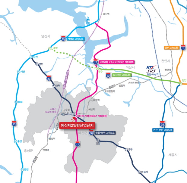 교통 호재 많은 '예산제2일반산업단지' 분양 본격화